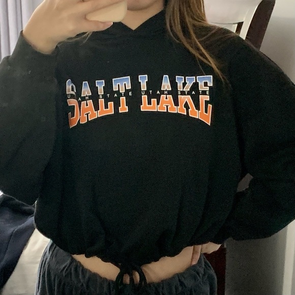 black salt lake graphic hoodie - Picture 2 of 2
